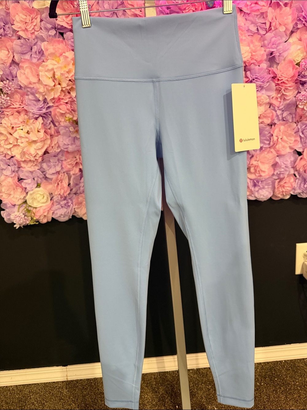 lululemon athletica Girls' Light Blue High-Waist Leggings